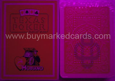 Modiano Texas Hold'em segnato carte